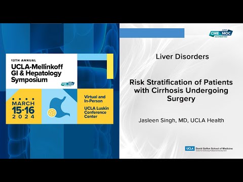 Risk Stratification of Patients with Cirrhosis Undergoing Surgery | UCLA Digestive Diseases