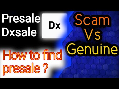 How To Find Pre Sale On DXSALE | How To Buy PreSale on DXsale | WATCH OUT For these Crypto SCAMS!!