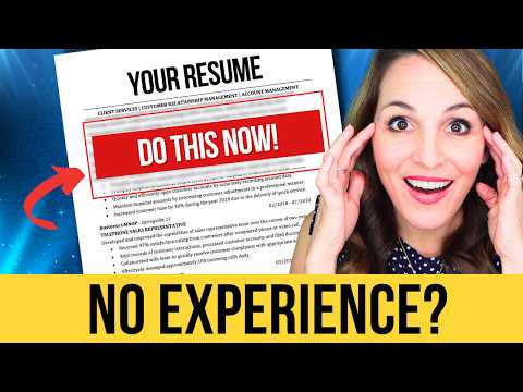 How To Write An IMPRESSIVE Resume with NO Experience | FREE TEMPLATE INSIDE!