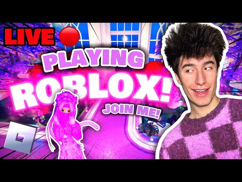 🛑LIVE! Playing ROBLOX! JOIN ME!