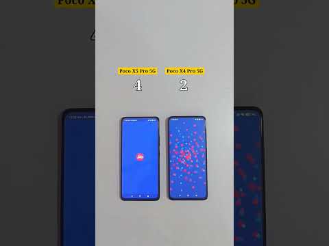 Poco X5 Pro 5G vs Poco X4 Pro 5G Speed Test #viral #youtubeshorts #shortvideo #shorts #poco