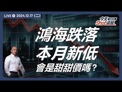 鴻海、廣達都創12月新低！老A概念股已經不吃香了嗎?｜今天 Shot 這盤，盤前重點一把抓！2024.12.17