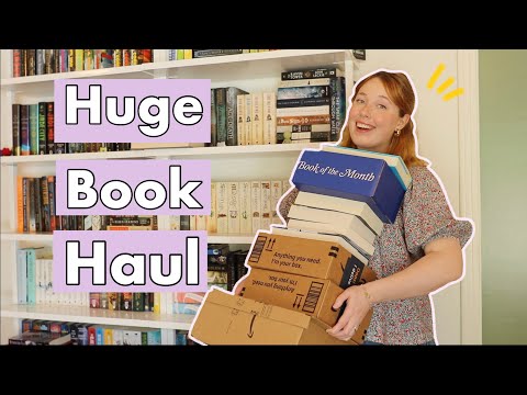 HUGE UNBOXING BOOK HAUL! ✨📚