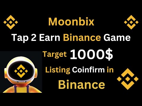 Binance Moonbix Tap 2 Earn Airdrop || Moonbix Airdrop Coinfirm Listing