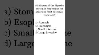 digestive system mcq #quiz #upsc