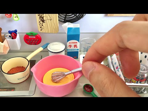 Toy Miniature Mini Toy Food Cooking | Re-Ment Mini Kitchen | Crème Caramel | Flan | Custard Pudding