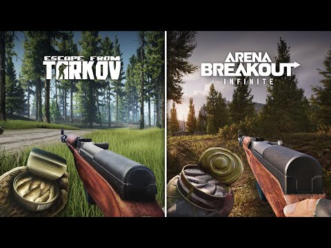 Arena Breakout Infinite (PC) vs Escape From Tarkov | Weapons Food Drinks and Meds Comparison