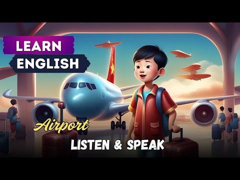 At The Airport | Airport English Conversation | Learn Essential Phrases for Travel | Speaking Skills