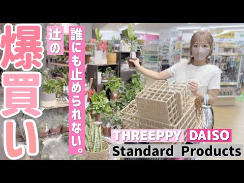 【辻の爆買い】辻の買い物ロケに付き合ったら、、、、、(疲労)【DAISO】【THREEPPY】【Standard Products】