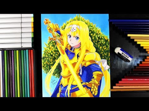 Drawing Alice Zuberg - SWORD ART ONLINE: ALICIZATION