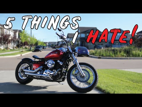 5 Things I HATE About My Yamaha V Star XVS 650