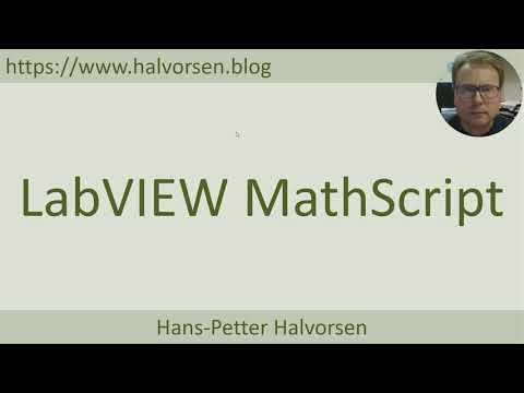 LabVIEW MathScript