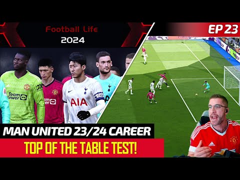 [TTB] #MANUNITED CAREER EP23 - SPURS TOP OF THE TABLE?! - CAN WE STOP THEM?! 🙏