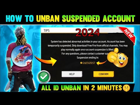 How To Recover FreeFire Account New Trick| FF Suspended id Recover 100% FreeFire id Unban Trick 2024