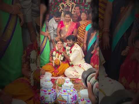 Siragadikka asai serial actor vetri vasanth vaishnavi wedding viral video #shorts #video #reels