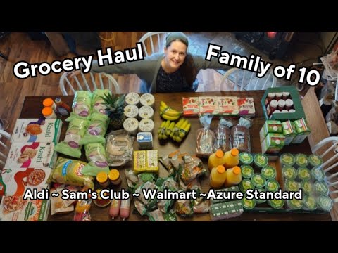 Large Family Grocery Haul ~ Organic and Dairy-Free