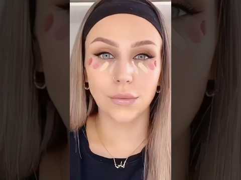 Viral Korean makeup trick😳#makeup #shorts #shortvideo #viralvideo #youtubeshorts #trending #diy #fyp