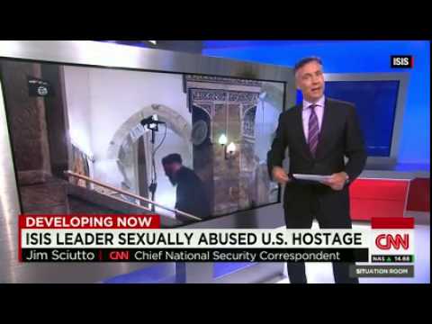 CNN News August 15 2015 Officials  U S  hostage abused by ISIS leader