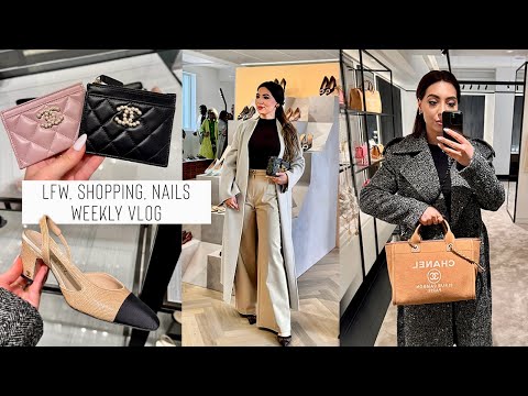 London Fashion Week, Shoe Shopping, Harrods Unboxing & More Chanel | Weekly Vlog-New Jacquemus Bags