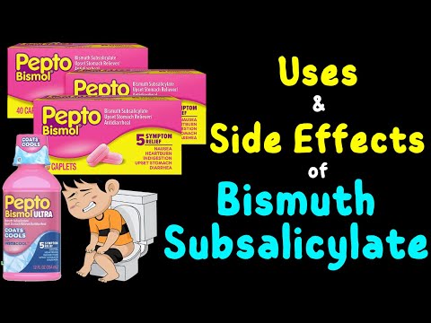 Bismuth Subsalicylate (Pepto-Bismol) – Side Effects, Uses, Mechanism of Action, Dosage, Warnings