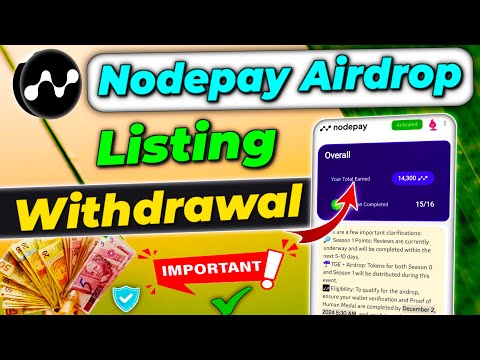 Nodepay airdrop listing date | Nodepay airdrop withdrawal | Nodepay airdrop wallet connect