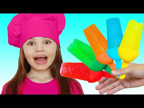 The Colors Song with Ice Cream + More Nursery Rhymes & Kids Songs for Good Mood