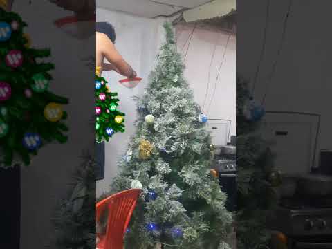 Esta familia hizo el mejor árbol de navidad ❤️