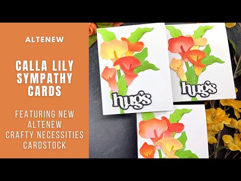 Calla Lily Sympathy Cards | Altenew