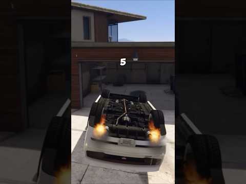 Getting in a garage upside down in GTA Games! #short #grandtheftauto #gaming #videogame #gta