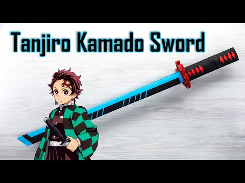 How to Make Tanjiro's Second SWORD - Demon Slayer Paper Sword DIY