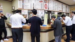 超絶天ぷらラッシュ！！早朝６時から働く男たちが殺到する立ち食い蕎麦屋に密着丨Tachigui Soba - Japan's Morning Meal For Those in a Hurry