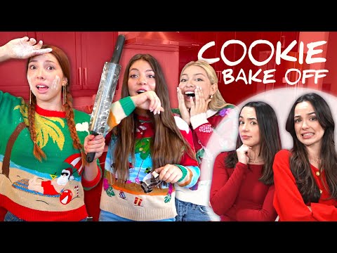 Sister Vs. Sister Christmas Cookie BAKE-OFF! (Ft. The Merrell Twins) | Triple Charm