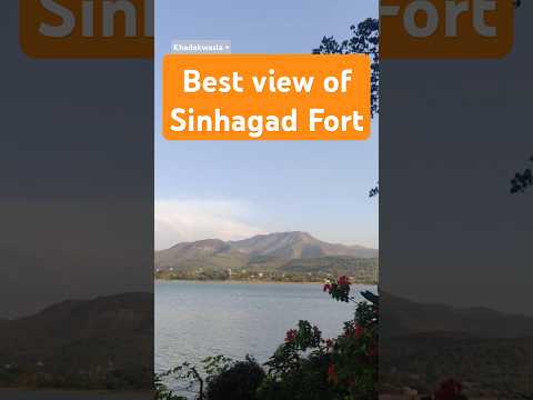 Khadakwasla back water + Sinhagad viewed from Zapurza museum #sinhagad #khadakwasla #nature #views