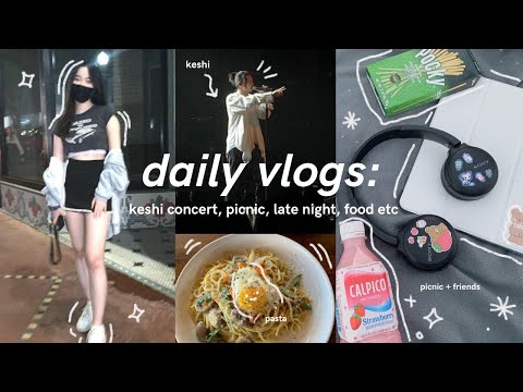 SUMMER VLOG 🧸: keshi concert, picnic, mukbang, moving out, etc