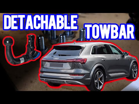 We Added A DETACHABLE Tow bar On This Audi E-Tron!