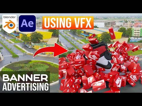 How To Create Nike Shoes CGI Ads Using VFX in Blender | Blender VFX Tutorial