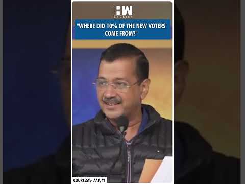 #Shorts | "Where did 10% of the new voters come from?" | AAP BJP | Arvind Kejriwal | Delhi Elections