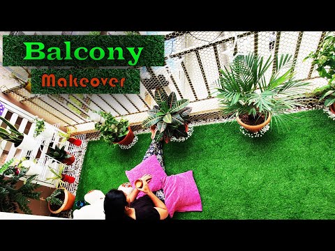 Small Balcony Makeover || French Style Balcony Decoration || Urban Village #SmallBalconyMakeover