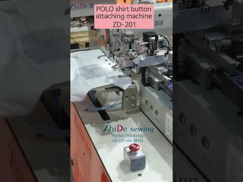 How to save labour cost for button attaching process? #shirtsewing #industrialsewingmachine #factory