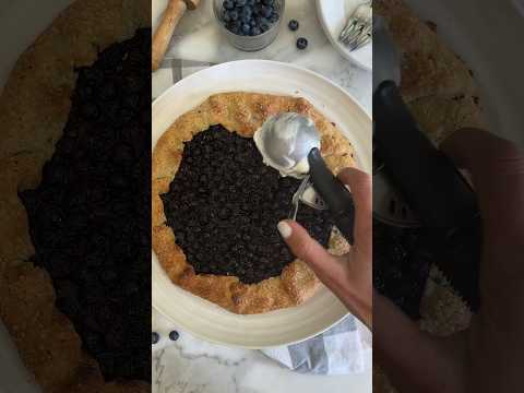 Blueberry Rustic Crostata #dessert #recipe