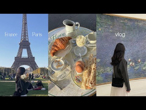 sub vlog｜フランス,パリ旅行ep.1🇫🇷エミレーツで行く3泊5日🩰初めてのヨーロッパ🗺️