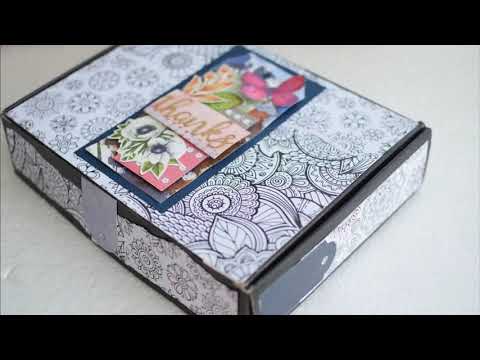 DIY Recycled Art -  Box Makeover