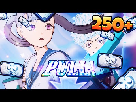 250 PULLS FOR THE *NEW* CLOVER ACADEMY RILL & NOELLE!  | Black Clover Mobile