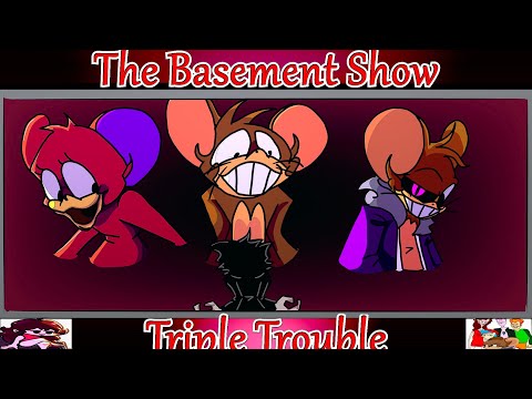 Friday Night Funkin' The Basement Show (Tom & Jerry FNF Mod) Everyone VS Butch in Triple Trouble