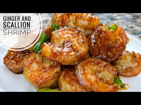 Ginger And Scallion Shrimp | Quick And Easy Shrimp Recipe In Oyster Sauce