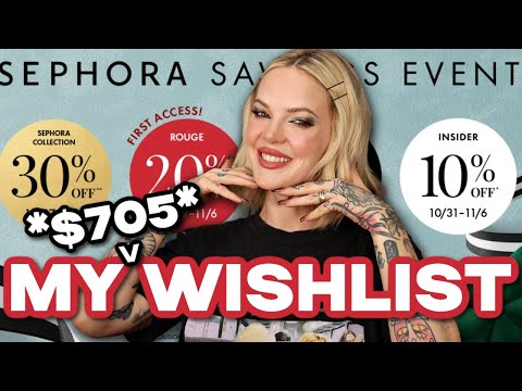 SEPHORA FALL VIB SALE SAVINGS EVENT WISHLIST | new makeup, hair products and new tools, and more!!!