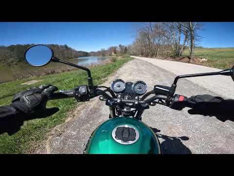 Kawasaki Z650RS springtime ride