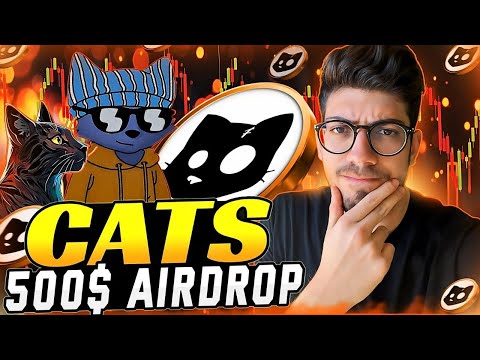 CATS || FREE 500$ WORTH OF AIRDROP ON TON BLOCKCHAIN 🔥