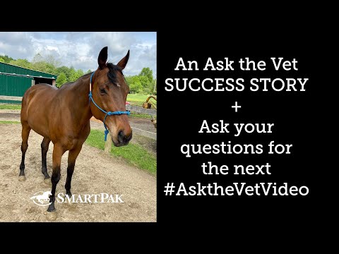 An Ask the Vet Success Story + Ask your questions for our next video!