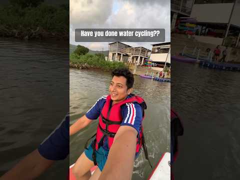 Water Cycling Kia hai ? #watersport #watercycle #sportsactivity #ytviral #ytshorts #weekendvibes